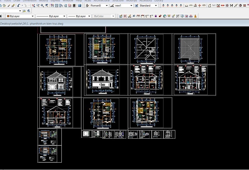 Vai trò của file CAD điện nước nhà phố khi thiết kế thi công 